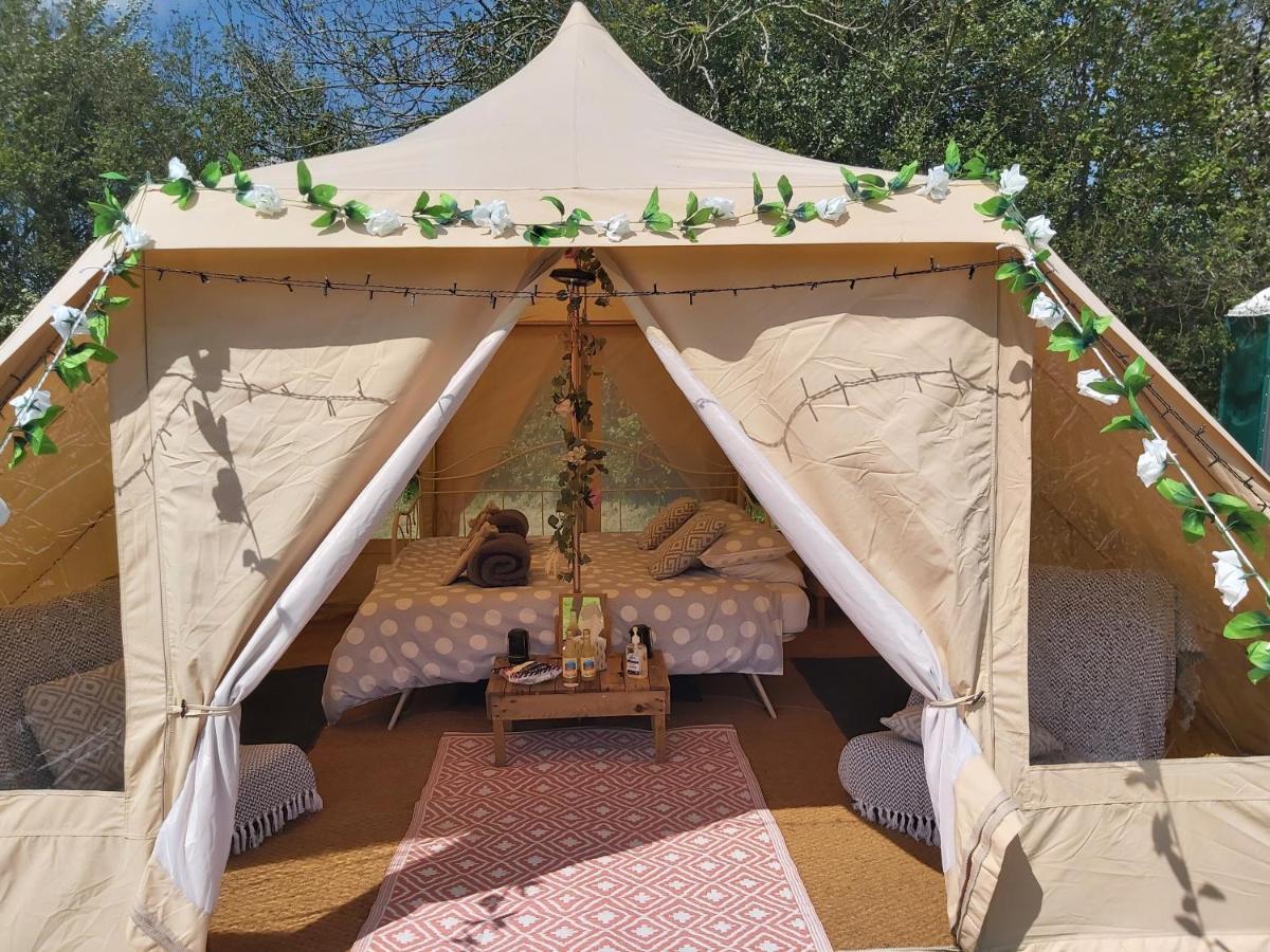 Wadhurst Hopgarden Glamping - Luxury 6M Bell Tent מראה חיצוני תמונה