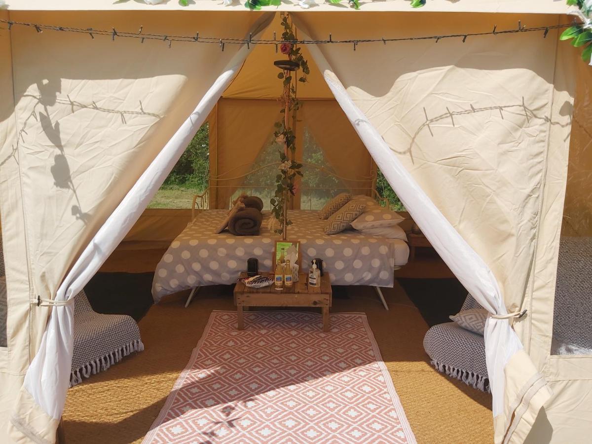Wadhurst Hopgarden Glamping - Luxury 6M Bell Tent מראה חיצוני תמונה