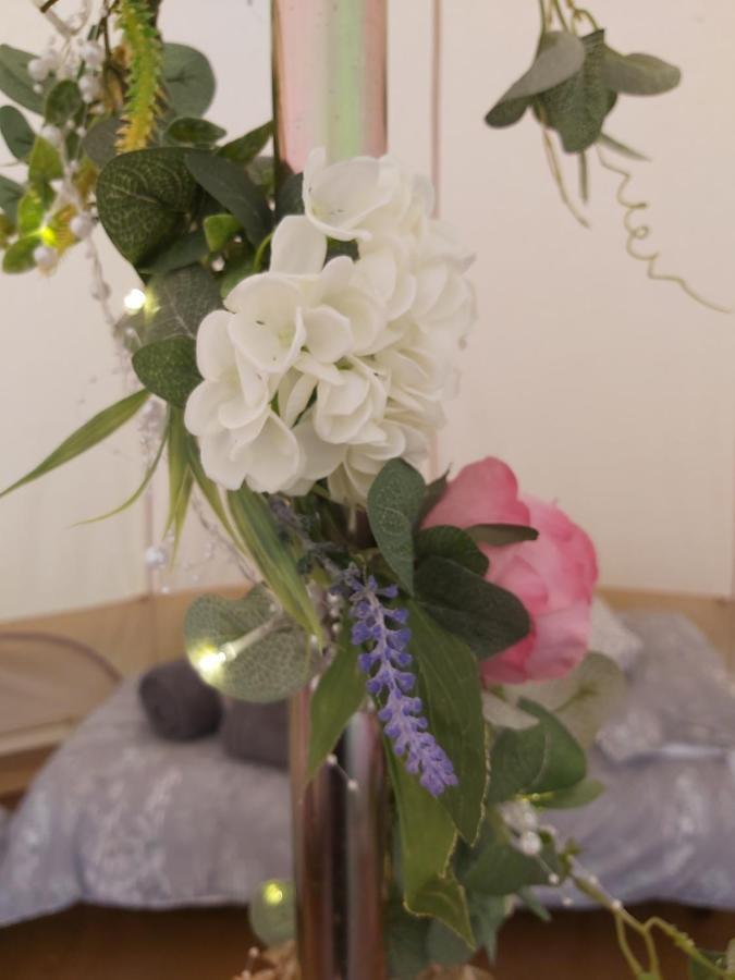 Wadhurst Hopgarden Glamping - Luxury 6M Bell Tent מראה חיצוני תמונה