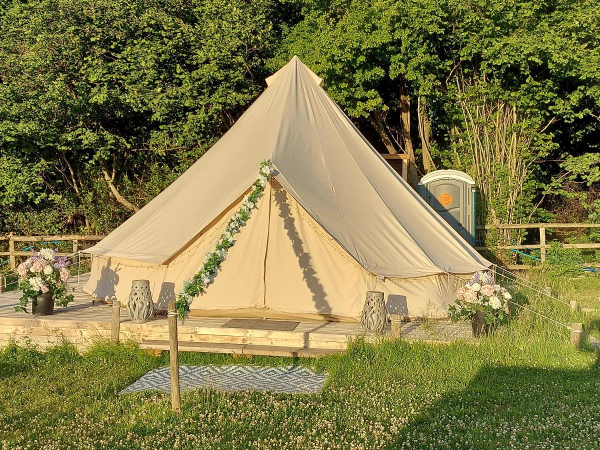 Wadhurst Hopgarden Glamping - Luxury 6M Bell Tent מראה חיצוני תמונה