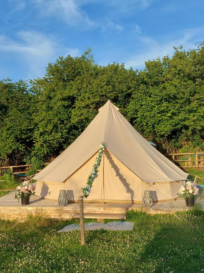 Wadhurst Hopgarden Glamping - Luxury 6M Bell Tent מראה חיצוני תמונה