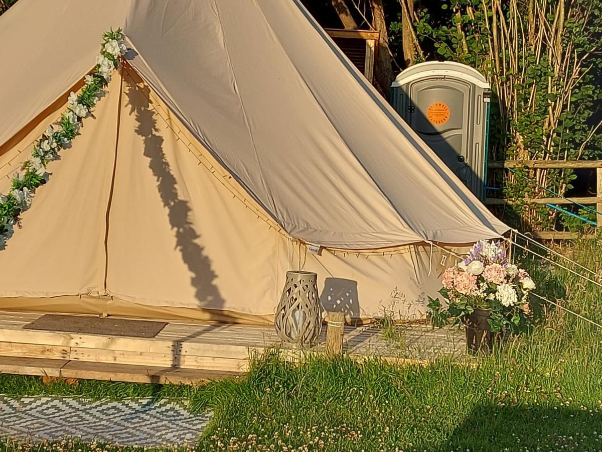 Wadhurst Hopgarden Glamping - Luxury 6M Bell Tent מראה חיצוני תמונה